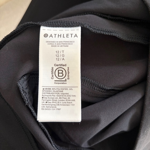 Athleta black Endless High Rise Pant - size 12 tall - Picture 5 of 7
